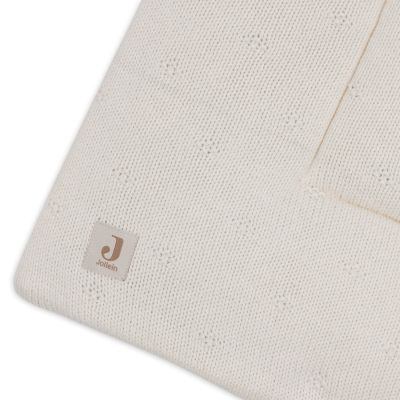 Jollein Cosy Knit Boxkleed - 75 x 95 cm - Ivory 