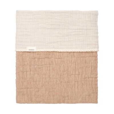 Koeka Rivoli Wiegdeken - Maat 75 x 100 - Caffe
