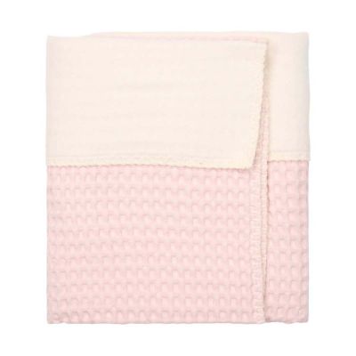 Koeka Amsterdam Wafel Wiegdeken - Maat 100 x 75 - Cotton Fleece - Candy 