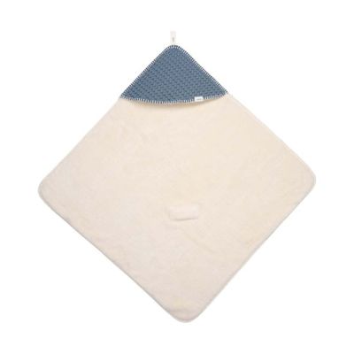 Koeka Oslo Omslagdoek - Maat 100 x 100 - Wafel/Teddy - Bluestone