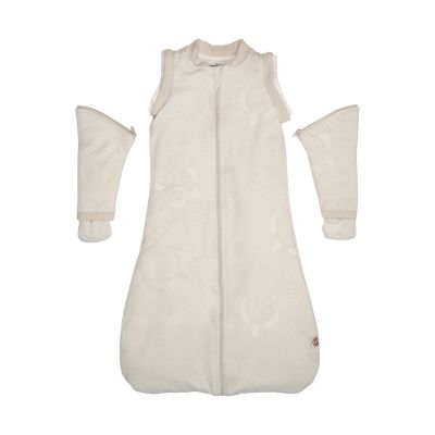 Lodger Slaapzak Hopper Met Afristbare Mouwen - Maat 50/62 - Birch