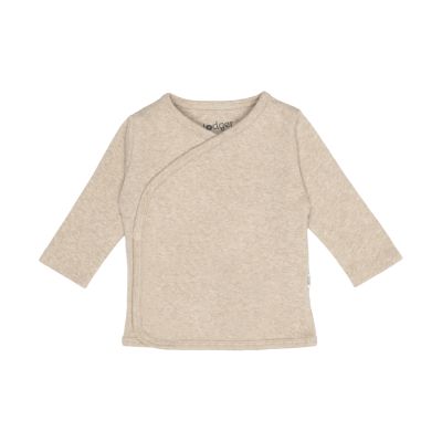 Lodger Overslag Shirt - Melange Beige