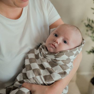 Lodger Swaddler - 2 Stuks - 110 x 110 cm - Matcha Buffalo Lodger Swaddler - 2 Stuks - 110 x 110 cm - Matcha Buffalo