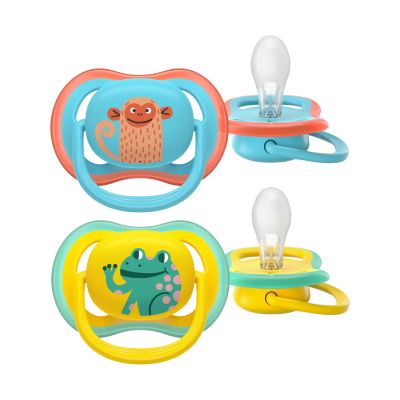 Philips Avent Ultra Air Fopspeen - 18+ Mnd - 2 Stuks - Plant-based Philips Avent Ultra Air Fopspeen - 18+ Mnd - 2 Stuks - Plant-based