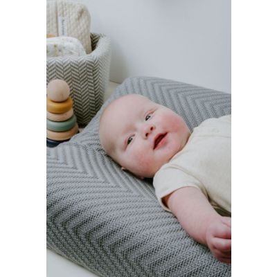 Baby's Only Aankleedkussenhoes Grace Nordic Blue 45 x 70 cm Baby's Only Aankleedkussenhoes Grace Nordic Blue 45 x 70 cm