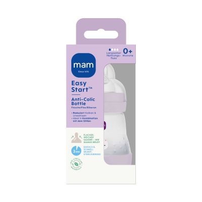 MAM Easy Start Anti-Colic Babyfles - 160 ml - Lila