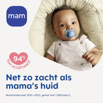 MAM Original Fopspeen - 0-6 Mnd - Blue MAM Original Fopspeen - 0-6 Mnd - Blue