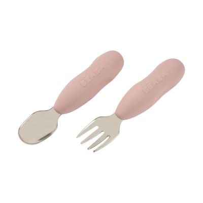 Beaba Bestekset - Cotton Candy - 2-Delig Beaba Bestekset - Cotton Candy - 2-Delig