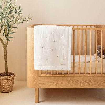Noukie's F&O Deken - 75 x 100 cm - Mousseline/Sherpa - Wit Noukie's F&O Deken - 75 x 100 cm - Mousseline/Sherpa - Wit