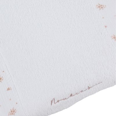 Noukie's Aankleedkussenhoes - Vintage Flowers - 45 x 67 cm - Wit