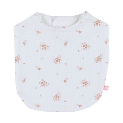 Noukie's Slabbetjes Set - Vintage Flowers - Wit/Roze Noukie's Slabbetjes Set - Vintage Flowers - Wit/Roze