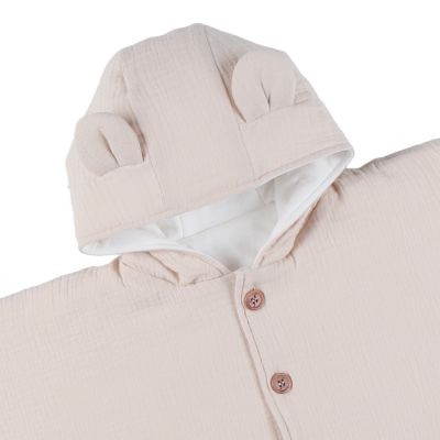 Noukie’s Poncho - Dino - Beige - 6-18 mnd Noukie’s Poncho - Dino - Beige - 6-18 mnd
