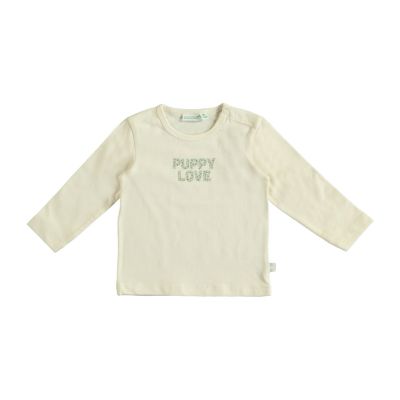 Babylook Puppy Love T-Shirt - Mt. 50 - Buttercream Babylook Puppy Love T-Shirt - Mt. 50 - Buttercream