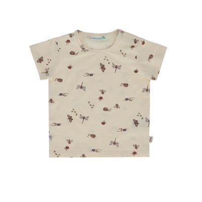 Babylook Bugs T-Shirt Korte Mouw - Maat 56 - Buttercream Babylook Bugs T-Shirt Korte Mouw - Maat 56 - Buttercream