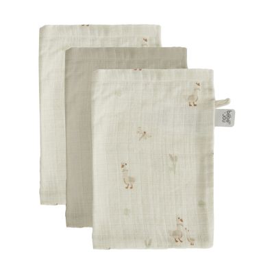 Bébé-Jou Dear Goose Hydrofiel Washandjes - 3 Stuks