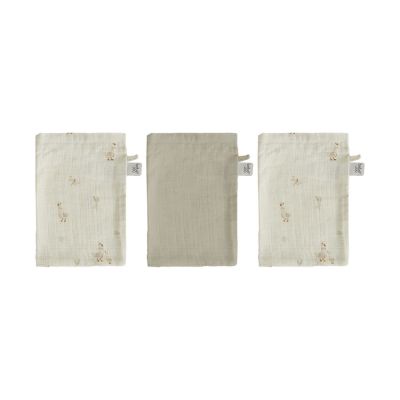 Bébé-Jou Dear Goose Hydrofiel Washandjes - 3 Stuks