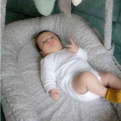 Babyjem Babynest met Speeltjes Grijs Babyjem Babynest met Speeltjes Grijs