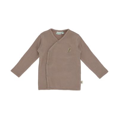 Babylook Mouse Overslag T-Shirt Rib - Moon Rock