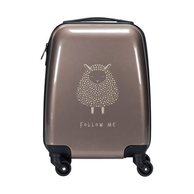 Puck Kinderkoffer Sheep Taupe 46 cm
