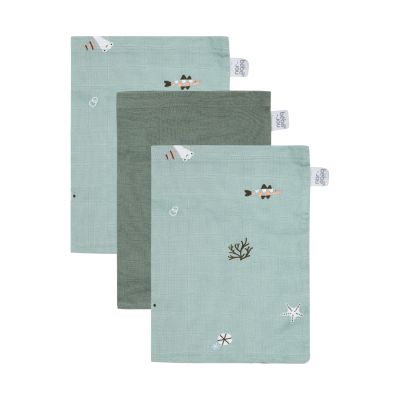Bébé-Jou Washand Hydrofiel Ocean Vibes 3-Pack