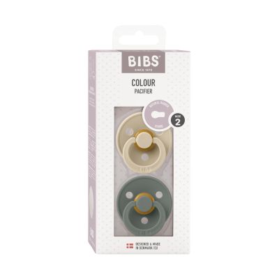 BiBs Fopspeen - 6-18 mnd - 2 Stuks - Vanilla/Pine BiBs Fopspeen - 6-18 mnd - 2 Stuks - Vanilla/Pine