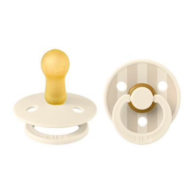 BiBs Studio Pin Fopspeen - Rond - 2 Stuks