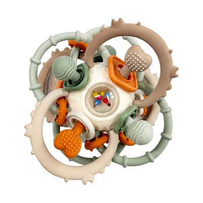 Bo Jungle Siliconen Twist & Rattle Bal