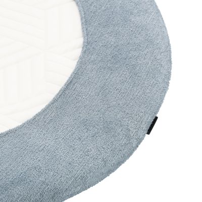 Kidsmill Boxmatras Hoes - Rond Ø 90 cm - Soft Elegance II - Iceblue Kidsmill Boxmatras Hoes - Rond Ø 90 cm - Soft Elegance II - Iceblue