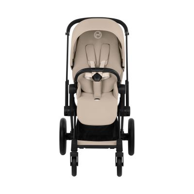Cybex Priam 5 Comfort 2-in-1 Kinderwagen Matt Black - Cozy Beige