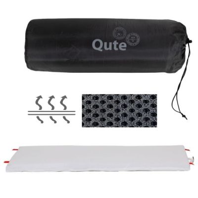 Qute Campingbedmatras Q-Matti Incl. Hoes Katoen Wit - 3 cm