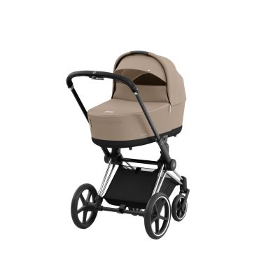 Cybex Priam 4 2-in-1 Kinderwagen Chrome Black - Cozy Beige Cybex Priam 4 2-in-1 Kinderwagen Chrome Black - Cozy Beige