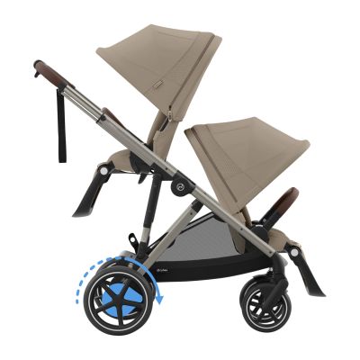 Cybex E-Gazelle S Duowagen - Almond Beige Cybex E-Gazelle S Duowagen - Almond Beige