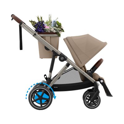 Cybex E-Gazelle S Kinderwagen - Almond Beige Cybex E-Gazelle S Kinderwagen - Almond Beige