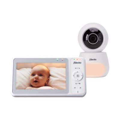 Alecto Babyfoon Beeld En App - DVM2060 - 5 Inch - Wit