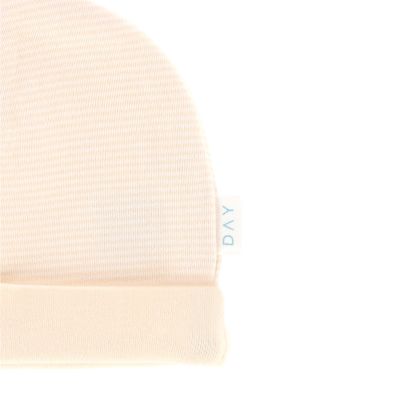 DAY Mutsje - Apricot Gestreept - 0-6 Mnd DAY Mutsje - Apricot Gestreept - 0-6 Mnd