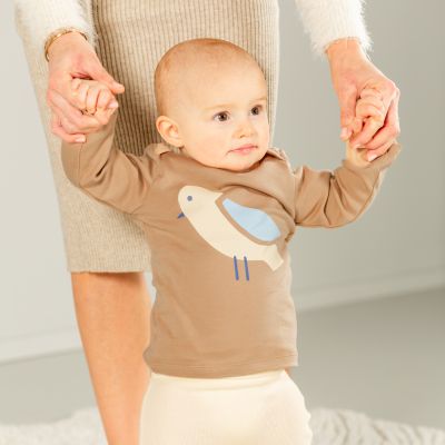 DAY T-Shirt Lange Mouw - Mocha - Mt. 50/56 DAY T-Shirt Lange Mouw - Mocha - Mt. 50/56