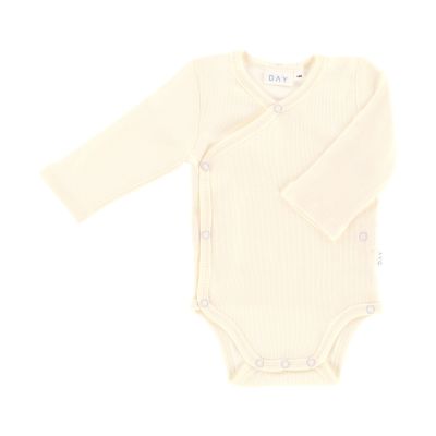 DAY Overslagromper Lange Mouw Rib - Mt. 50/56 - Cream