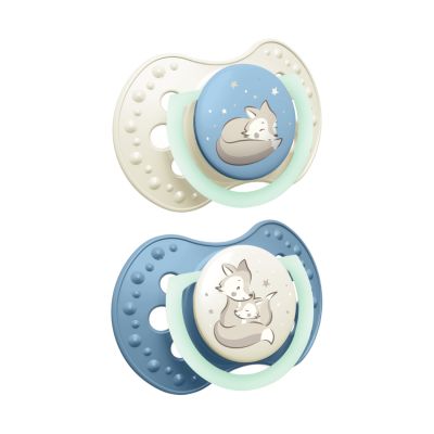 Difrax Fopspeen Dynamic Night &amp; Day Boy 6-18mnd