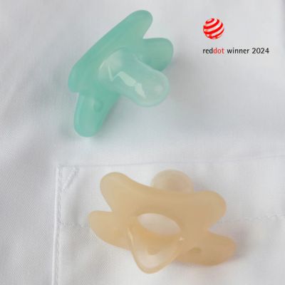 Difrax Pinky Prematuur Fopspeen - Rond - 2 Stuks - -2/+2 Mnd - Aqua en Moonstone Difrax Pinky Prematuur Fopspeen - Rond - 2 Stuks - -2/+2 Mnd - Aqua en Moonstone
