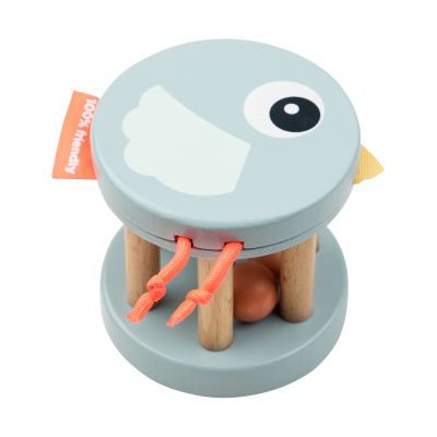 Done By Deer Bell Rattle Birdee Blue Done By Deer Bell Rattle Birdee Blue