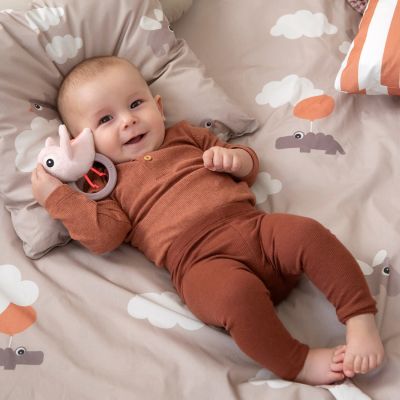 Done By Deer Sonsory Ratlle With Teether Birdee Powder Done By Deer Sonsory Ratlle With Teether Birdee Powder