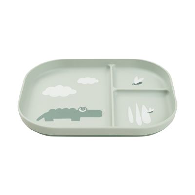 Done By Deer Vakjesbord - Croco - Vierkant - Green Done By Deer Vakjesbord - Croco - Vierkant - Green