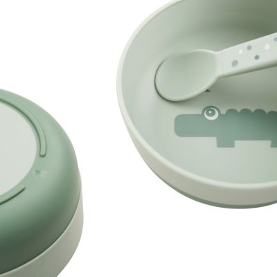 Done By Deer Foodie Bowl Croco Green