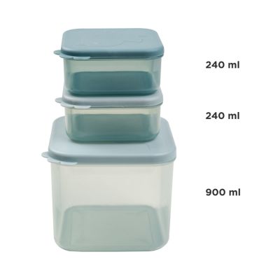 Done By Deer Snackbox Set M - Elphee - 3 Stuks - Blue