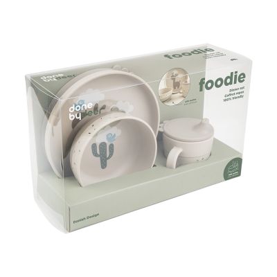 Done By Deer Foodie Dinner Set - Lalee - 3-Delig - Sand