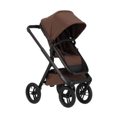 Dubatti One E6 2-in-1 Kinderwagen Black - Walnut Brown Dubatti One E6 2-in-1 Kinderwagen Black - Walnut Brown