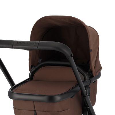Dubatti One E6 2-in-1 Kinderwagen Black - Walnut Brown Dubatti One E6 2-in-1 Kinderwagen Black - Walnut Brown