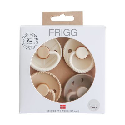 FRIGG Fopspenen - 4-Pack - Crystal Sparkle - Latex - 6–18 Mnd FRIGG Fopspenen - 4-Pack - Crystal Sparkle - Latex - 6–18 Mnd