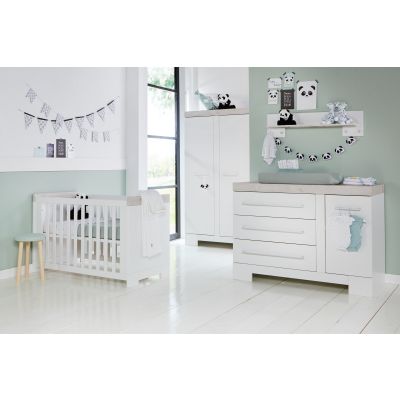 TWF Ledikant 70 x 140 Incl. Juniorzijden - Commode Futura