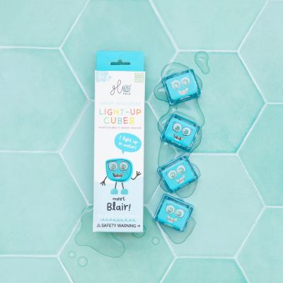 Glo Pals Light Up Cubes - 4 Stuks - Blair Blue Glo Pals Light Up Cubes - 4 Stuks - Blair Blue
